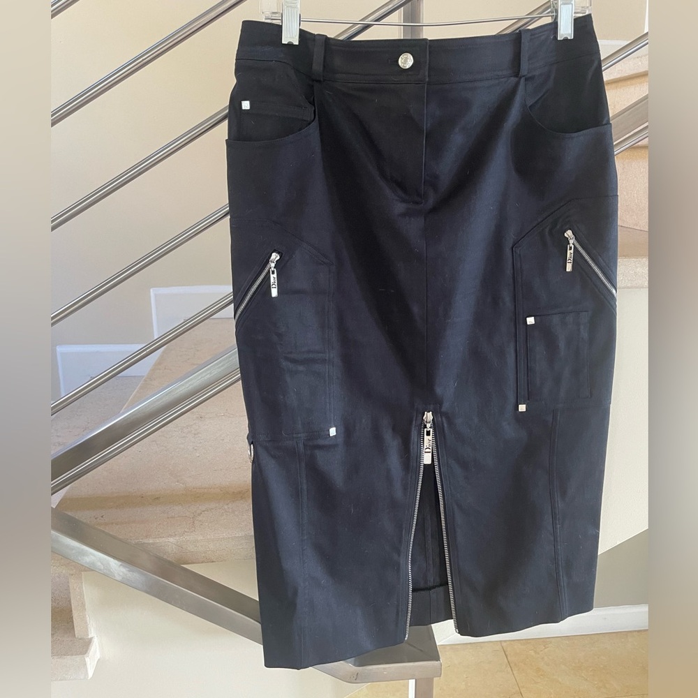 VINTAGE CHISTIAN DIOR black SKIRT